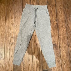Gray lemon joggers